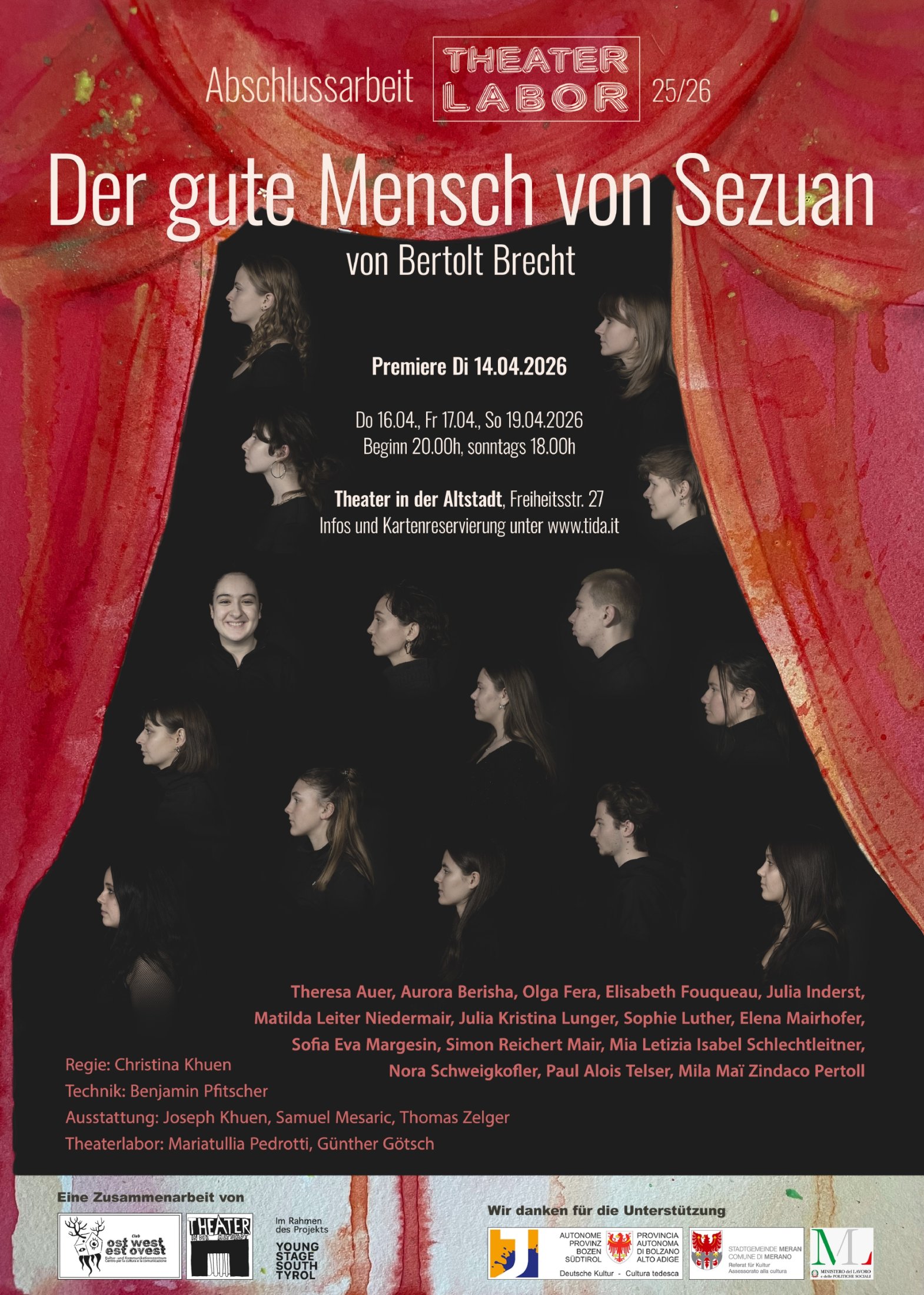 Der gute Mensch von Sezuan - Grafik: Laura Zindaco