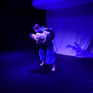 Lear rauft sein weißes Haar