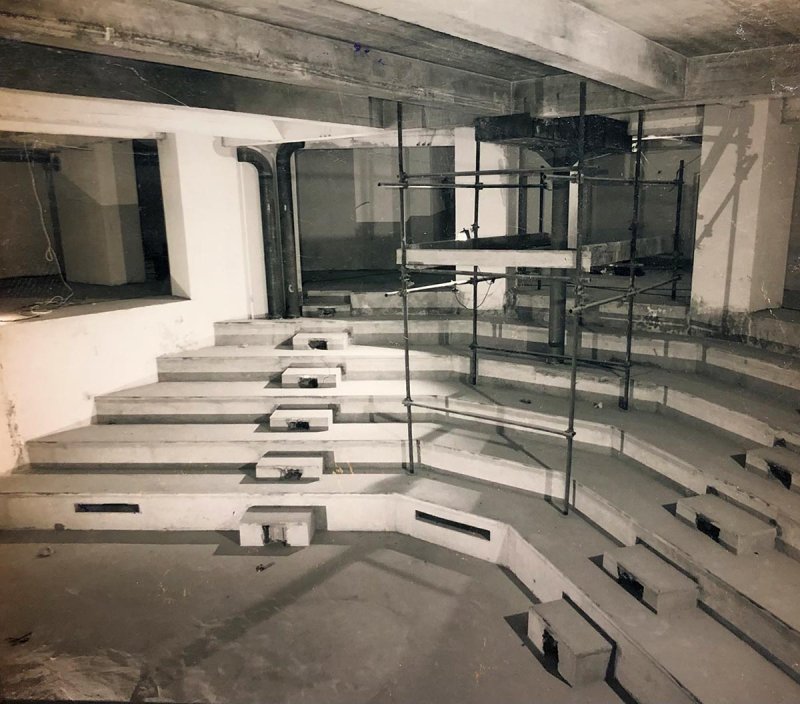 Cantiere nello scantinato del Kurhaus Cantiere nello scantinato del Kurhaus